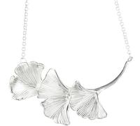 Gu Feng Semplice moda ginkgo biloba multistrato collana donna loto clavicola catena ciondolo ornamenti