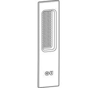 GU HS Manopola scorrevole esterna con manopole girevoli DIRIGENT, argento anodizzato