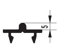 GU-ITALIA Binario THERMOSTEP per soglia di scorrimento guida inferiore col.