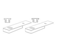 GU-ITALIA Tappo FLATSTEP 184 confezione accessori guida per alzante scorrevole