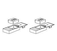 GU-ITALIA Tappo HS 934 937 per soglia col. NERO note CONFEZIONE ASSEMBLAGGIO