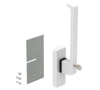GU porta CPS girevole manico richiudibile direttore dara 966/976 DIN SX colore bianco con serrata