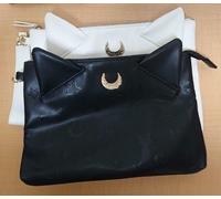 GU Sailor Moon Luna Artemis Borsa a tracolla per gatti Nero Bianco 2 Set...