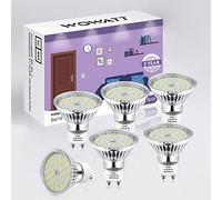 GU10 LED Wowatt 6x Lampadine Faretti GU10 a LED 5W Equivalenti a Lampadine Alogene da 40W Luce Bianca Calda 420lm 2800K Incasso Soffitto Soggiorno Stanza Super Risparmio Energetico