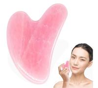 Gua Sha 100% Naturale, Massaggiatore Viso In Pietra Naturale per Pelle, Trattamento Naturale del Viso Guasha, Massaggiatore per Il Viso, Adatto Per La Curia Della Pelle Di Donne