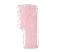 Gua Sha, Massaggiatore Per Il Collo E Massaggiatore Per Il Viso, Pettine Per Massaggi In Giada, Pettini Per La Cura Del Cuoio Capelluto, Strumento Gua Sha, Massaggiatore Per Mani Di Bellezza (rosa),5 Denti