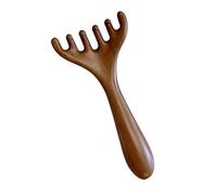 Gua Sha - Pettine massaggiante manuale in legno, massaggiatore per il viso e il cuoio capelluto, massaggiatore per il corpo, 1 pezzo