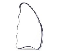 Gua Sha Raschiatura Strumento in Acciaio Inox Terapia Massaggio, Drenaggio Linfatico Gua Sha Board per Anticellulite, Strumento di Sollievo Muscoli per Spa Agopuntura Trigger Point Trattamento