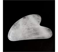 Gua Sha Scraper Board Natural Gouache Scraper Massaggio di giada for viso collo schiena Relax bellezza tradizionale cinese Gua Sha SPA Detox Tool Massaggiatore Guasha Set di strumenti for massaggi Col