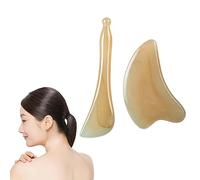 Gua Sha Strumenti Viso Gua Sha Strumento Viso per Cura Della Pelle e Massaggio, Elegante e confortevole Massaggiatore Gua-Sha per Rilassare Occhi e Collo Pratvider