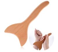 Gua Sha - Strumento per massaggi in legno per drenaggio linfatico, rimozione della cellulite e scolpire il corpo, massaggiatore anticellulite con una mano per alleviare la tensione muscolare