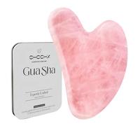Gua Sha - Strumento per massaggio facciale, pietra Gua Sha per la mascella e la riduzione del gonfiore, regalo per la cura della pelle (rosa)