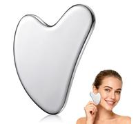 Gua-Sha Tavola in acciaio inox Gua-Sha in metallo, massaggiatore a punti trigger per alleviare il dolore, strumento gua-Sha per muscoli, massaggiatore linfatico per la cura di sé