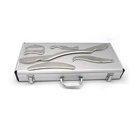 Gua Sha Tools - Attrezzi Guasha per fisioterapia, in acciaio INOX, 5 pezzi, strumenti per la mobilità dei tessuti morbidi per il rilascio miofasciale