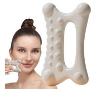 Gua Sha - Utensile per raschietti con una sola mano in resina naturale | Strumenti per la cura della pelle portatili, pietra anti-età gua sha per alleviare muscoli, gambe, spa, pelle, piedi