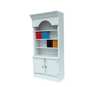 Guaber 1/12 Bambola in Miniatura Libreria in Legno con Piccoli Libri per Lo Studio Scenica Display Accessori Paesaggistici in Miniatura