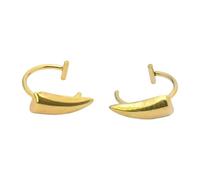 Guaber 1 Paio Polsini Per Zanne In Acciaio Inossidabile Con Borchie Labbra Alla Clip Senza Penetranti Gioielli Corpo Halloween Stile Punk