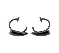 Guaber 1 Paio Polsini Per Zanne In Acciaio Inossidabile Con Borchie Labbra Alla Clip Senza Penetranti Gioielli Corpo Halloween Stile Punk