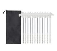 Guaber 10pack Pesante Tipo Peg Camping Gear Tenda Installare Strumento Stabilità Tenda Accessori Per Tende Include Hexes Driver Attrezzatura da Campeggio