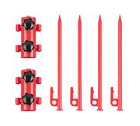 Guaber 1Set Strumento per Lancio della Tenda Asta Tenda Ombra Rinforzata Esterni Rifugi Fissi Campeggio Esterno Paletti da Essenziali