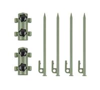 Guaber 1Set Strumento per Lancio della Tenda Asta Tenda Ombra Rinforzata Esterni Rifugi Fissi Campeggio Esterno Paletti da Essenziali