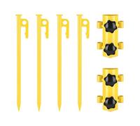 Guaber 1Set Strumento per Lancio della Tenda Asta Tenda Ombra Rinforzata Esterni Rifugi Fissi Campeggio Esterno Paletti da Essenziali