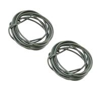 Guaber 2 PCS 0 5 Mm/0 8 Mm Anti -grovigli per Tubo Tubi La Pesca A Silicone in Gomma Gomma Piattaforme Capelli Che Producono Manica della Legna Pesca in Acqua Salata