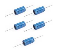 Guaber 5Pcs 100V Condensatori di Nonpolarità 1.5/2./3.3/4.7/5.6/6.8/8./10/12/15uF Per Altoparlante Divisione Frequenza 105℃ Condensatore Orizzontale