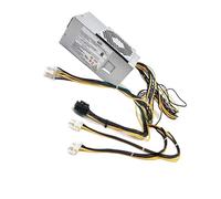 Guaber Alimentatore TFX10 Pin 1Pc per Componenti del Computer Uscita Stabile Efficienza con Protezioni Sicurezza Alimentatore PC 400W/500W/600