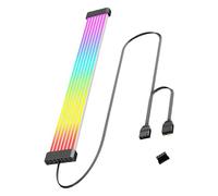 Guaber ARGB Strisce Illuminazione GPU Cavo Prolunga Cavo Alimentazione da 8 Pin Connettori 5 V 3 Pin per Schede Madri Sincronizzazione Design Estensione Alimentazione