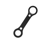 Guaber Attrezzo multiuso per la manutenzione di biciclette, manovelle, estrattori, rimozione della bici, per riparazioni veloci e facili da pedalare, strumento professionale per guarnitura