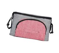Guaber Baby Travel Essential Caddys Con Cinghia Passeggini Accessori Universali Organizzatori Con Portabicchiere Baby Organizer, grigio, One Size