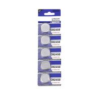 Guaber Batteria Metallo CR2450 CR2450 3 V Batteria Litio Cellule Monete capacità per Piccoli Dispositivi Elettronici Piccoli Dispositivi Elettronici
