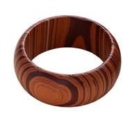 Guaber Bracciale in Legno Naturale Bold Auly Astetico Bracciale Largo Gioielli Artigianali A Mano Comodo Regalo Unisex per Stili Quotidiani A Strati Accessori in in