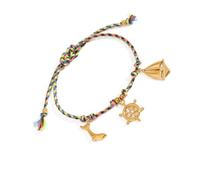 Guaber Bracciale sulla Spiaggia della Calda Costiera Realizzata con Corda Robusta E Polsi da Braccio Regolabile A Sospensione per Appuntamenti per Le Date Abbigliamento Quotidiano Bracciale