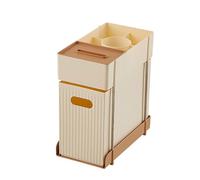 Guaber Carrello di servizio facile da spostare robusto rack di stoccaggio per riviste da cucina libri snack organizzatori organizzazione ufficio strumento metallo Utility Trolley