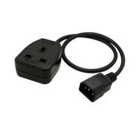 Guaber Cavo Estensione Potenza da Maschio Universale nel Regno Unito IEC320 C14 Filo da Maschio A 3 Pin Filo Femmina 10A13A/250 V Estensione