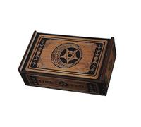 Guaber Contenitore Portatile Contenitore Push Pull Tarocchi Tarocchi Box Scattatura Astrologys Nomenti Scatola Case DOTTORI TAROTS Wood Case MultiPurpy Tarot Porta