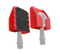 Guaber Convertitori per pedali da ciclismo con texture antiscivolo adattatori leggeri per un migliore controllo e una facile installazione antiscivolo biciclette convertitore a gradini piatti