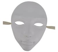 Guaber Copertura per il viso leggera per adulti Misterioso design nero traspirante Halloween Cosplay essenziale bellezza di Halloween per feste in costume