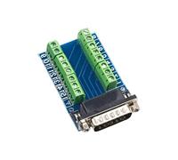 Guaber DB15 Port to Terminals Block Break Out Scheda adattatore compatibile per dispositivi VGA e sistemi industriali Applicazioni Port Breakouts Board