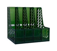 Guaber Desktop 4-grid File Cartella Verticale File Magazine Organizer Con Portapenne 3 Contenitori Lable Finestra Per Ufficio Scuola Magazine Organizer Box