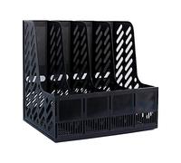 Guaber Desktop 4-grid File Cartella Verticale File Magazine Organizer Con Portapenne 3 Contenitori Lable Finestra Per Ufficio Scuola Magazine Organizer Box