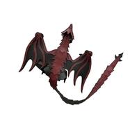 Guaber Drago leggero in pelle PU per uomini e donne a prova di allergia robusto gioielli accessorio gioielli in pelle facile da usare