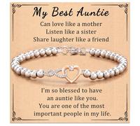 Guaber Elegante Braccialetto A Cuore Infinito Con Eleganti Cristalli Per Le Donne Che Simboleggiano L'amicizia E Stili Bracciale Con Accenti Diamanti Per Uso Quotidiano E Casual