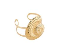 Guaber Elegante braccialetto regolabile a tema marino con stelle marine e conchiglie design per abbigliamento casual o vacanze al mare facile da usare in lega regolabile, Misura unica, come descritto