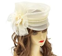 Guaber Fascia medievale con perle anni '20, copricapo da donna, per feste in maschera, feste di nozze, costumi, fascinator, per feste di fine anno, Natale, feste