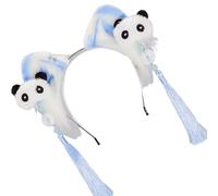 Guaber Fascia regolabile con orecchie di gatto peloso per anime cosplay morbido peluche accessorio per capelli costume Hairpeice moda copricapo cartone animato orecchie di gatto peloso fascia per