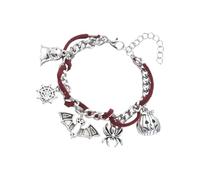 Guaber Festival Halloween Gioielli Regalo Collana Regolabile Collana Bracciale A Ciondolo Con Pipistrello Pumpkin Design Design Set Gioielli In Costume
