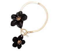 Guaber Gioielli Versatili della Catena del Piede OT per Donne Design Fiori 6 Colori 27 Cm Contecamente Contecamente in Lega A Sei Colori Bracciale Multi Color Bracciale